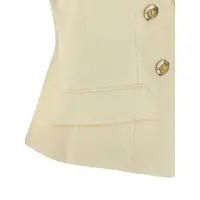 Imbracaminte Balmain Dama - Geci Balmain Balmain Gold And Gold Coin Vest WHITE Femei (BM 18805041) - B-mall.ro