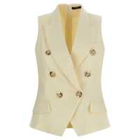 Geci Balmain 'Gold And Gold Coin' Vest Femei