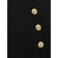 Imbracaminte Balmain Dama - Cardigane Balmain Balmain Short Sleeve Cardigan Black Femei (BM 18805074) - B-mall.ro