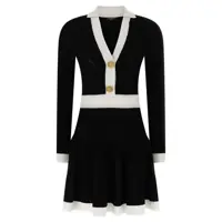 Rochii Balmain Two-Tone Dress Femei