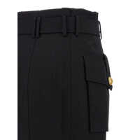 Imbracaminte Dama pagina 10 - Fuste Balmain Balmain Wrap Skirt Black Femei (BM 18805086) - B-mall.ro
