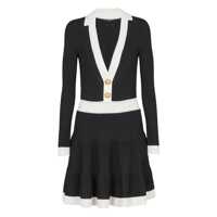 Rochii Ls V-Neck Torsade Flare Knit Dress Femei