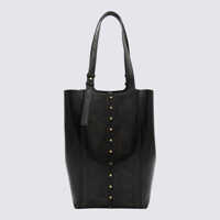 Genti de mana Golden Goose Black Leather Totes Femei