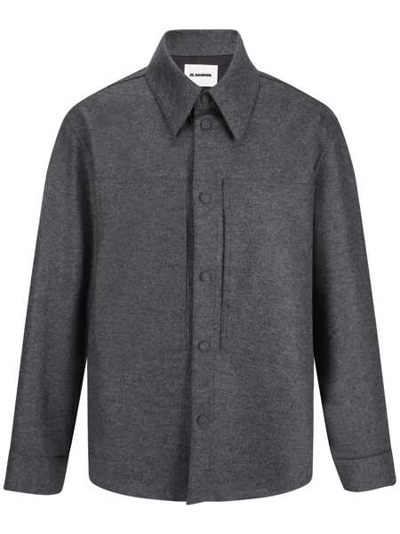 Camasi Jil Sander Jil Sander Jil Sander Grey Wool Jacket With Buttons GREY Barbati (BM 18805824) 1