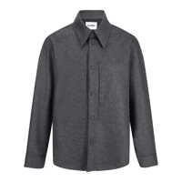 Camasi Jil Sander Jil Sander Grey Wool Jacket With Buttons Barbati