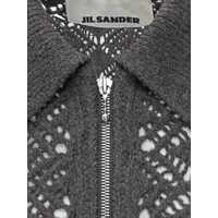 Pulovere Jil Sander pentru Barbati - Pulovere Jil Sander Jil Sander Jil Sander Grey Embroidered Knitted Jacket GREY Barbati (BM 18805827) - B-mall.ro