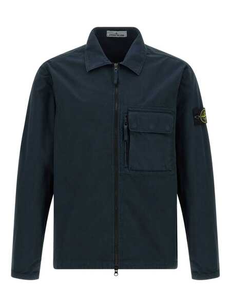 Camasi Stone Island Stone Island Rws Overshirt BLUE Barbati (BM 18806043) 1
