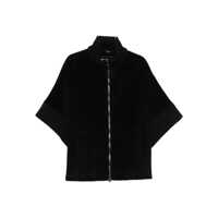 Paltoane Cinzia Rocca Cape With Knitted Details Femei