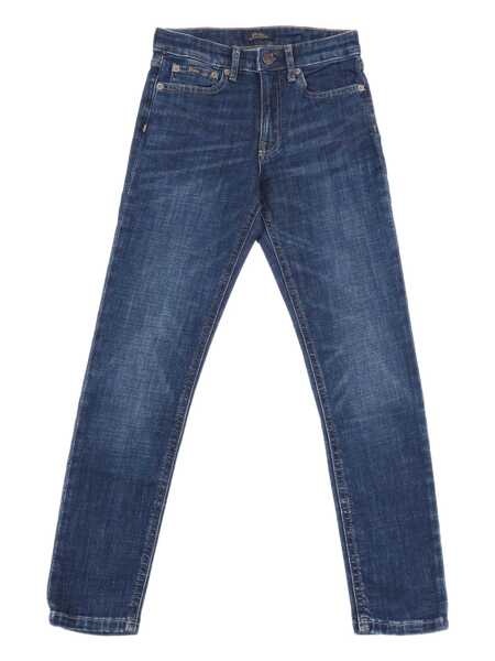 Blugi drepti Ralph Lauren TOMPKINS SKI-JEANS-SKINNY Blue Baieti (BM 18807123) 1