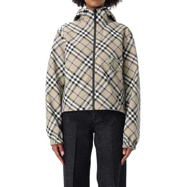 Jachete Burberry Burberry Reversible Cropped Jacket Gray Femei (BM 18807315) 2