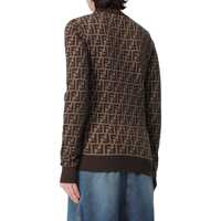 Imbracaminte Dama pagina 566 - Pulovere Fendi Fendi Cotton FF Sweater Brown Femei (BM 18807330) - B-mall.ro