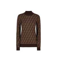 Pulovere Fendi Cotton FF Sweater Femei