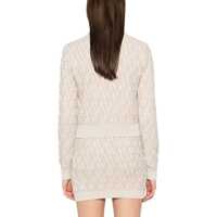 Imbracaminte Dama pagina 566 - Pulovere Fendi Fendi FF Wool and Cashmere Sweater Beige Femei (BM 18807333) - B-mall.ro