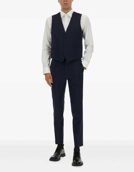 Veste casual Hugo Boss Slim Fit Vest BLUE Barbati (BM 18807406) 2