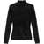 Versace Chenille Top with half nec BLACK