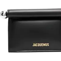 Genti de mana JACQUEMUS Dama - Genti de mana JACQUEMUS Small Rond Carr Pouch BLACK Femei (BM 18807448) - B-mall.ro