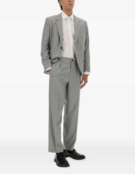 Costume Hugo Boss Slim Fit Suit With Striped Pattern GREY Barbati (BM 18807496) 2
