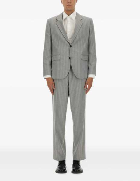 Costume Hugo Boss Slim Fit Suit With Striped Pattern GREY Barbati (BM 18807496) 1