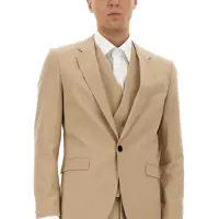 Costume pentru Barbati - Costume Hugo Boss Slim Fit Three Piece Suit BEIGE Barbati (BM 18807514) - B-mall.ro