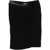 Versace Draped jersey Skirt BLACK