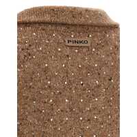 Imbracaminte Dama pagina 233 - Pulovere Pinko Pinko Nibani Polo Sweater Beige Femei (BM 18807894) - B-mall.ro