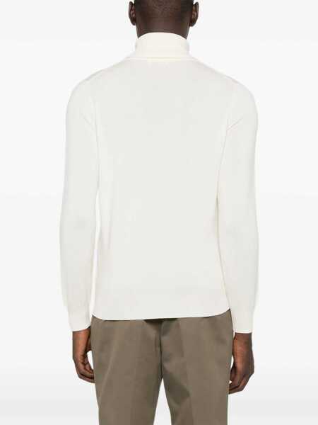 Pulovere Kangra Kangra Cashmere Whiteturtleneck Sweater WHITE Barbati (BM 18808227) 1