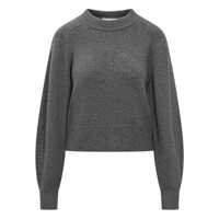 Pulovere Isabel Marant Isabel Marant Gray Wool And Cashmere Pullover Femei