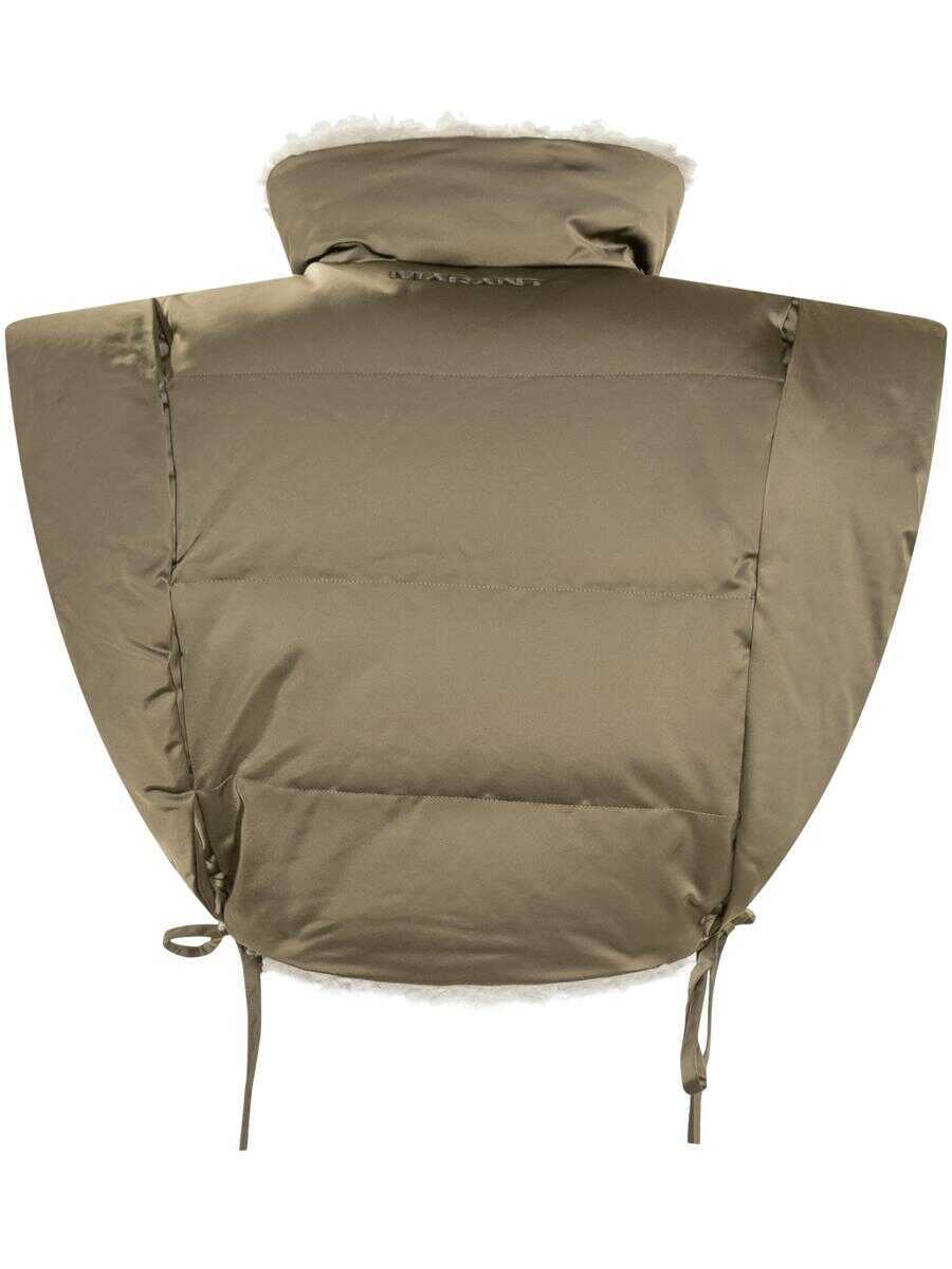 Geci Isabel Marant Isabel Marant toile Padded Cape Marant toile GREEN Femei (BM 18809238) 2