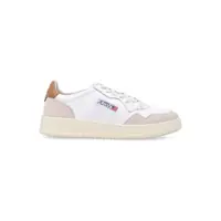 Sneakers Autry Medalist Low Sneakers In White And Brown Sugar Barbati