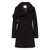 COURRÈGES Courrèges Courrèges Wool Coat With Asymmetrical Collar Black