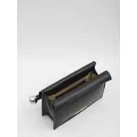 Genti de mana JACQUEMUS Dama - Genti de mana JACQUEMUS Small Rond Carr Pouch Black Femei (BM 18811086) - B-mall.ro