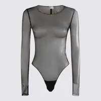 Body-uri Elisabetta Franchi Black Bodysuit Femei