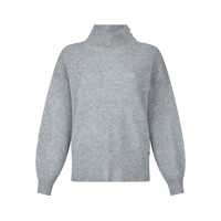 Pulovere Liu Jo Grey Top Featuring A Ribbed Texture Femei