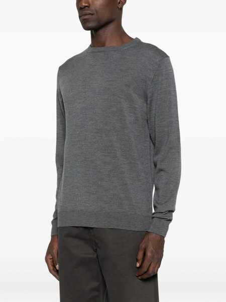 Pulovere Daniele Fiesoli Daniele Fiesoli Gray Wool Crewneck Sweater GREY Barbati (BM 18812718) 3