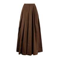 Fuste Max Mara Silk Taffeta Long Skirt Femei