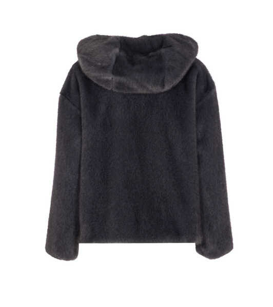 Geci Herno Grey Jacket With Drawstring Hood And Two Front Welt Pockets In Ecofur Woman GREY Femei (BM 18813318) 2