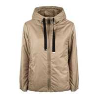 Geci Max Mara Padded Jacket With Hood Made Of Drip-Proof Canvas Femei