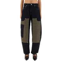 Blugi Ganni Pants "Neppy Carpenter" Femei