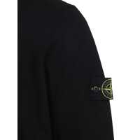 Pulovere Stone Island pentru Barbati - Pulovere Stone Island Stone Island Wool Crewneck Sweater Black Barbati (BM 18814077) - B-mall.ro