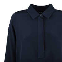 Imbracaminte Dama pagina 162 - Camasi Max Mara Max Mara Crepe De Chine Shirt BLUE Femei (BM 18814323) - B-mall.ro