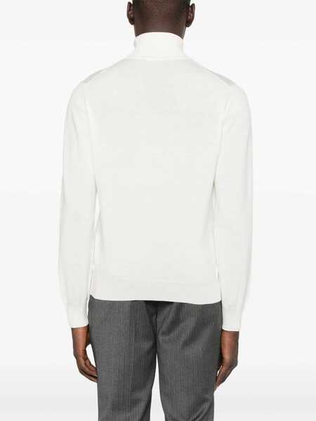 Pulovere Tagliatore Tagliatore Sweaters WHITE Barbati (BM 18814734) 2