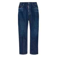 Blugi DSQUARED2 Blue Used Tapered Jeans By Dsquared2 Barbati