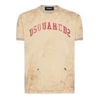 Tricouri DSQUARED2 Dsquared2 Vintage Dirty Effect Logo T-Shirt Barbati