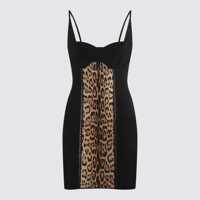 Rochii Roberto Cavalli Abiti Leopardo/Nero Femei