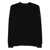 Rrd RRD Black Crew Neck Cotton Sweater Black