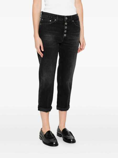 Blugi drepti Dondup KOONS BOT GIOIE PANTS Black   Femei (BM 18816537) 3