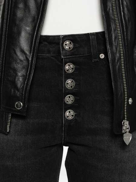 Blugi drepti Dondup KOONS BOT GIOIE PANTS Black   Femei (BM 18816537) 5