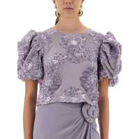 Imbracaminte ROTATE Birger Christensen Dama - Bluze ROTATE Birger Christensen 3D Mesh Tops. LILAC Femei (BM 18816637) - B-mall.ro