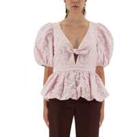 Bluze Top With Puff Sleeves Femei
