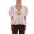 ROTATE Birger Christensen Top With Puff Sleeves POWDER